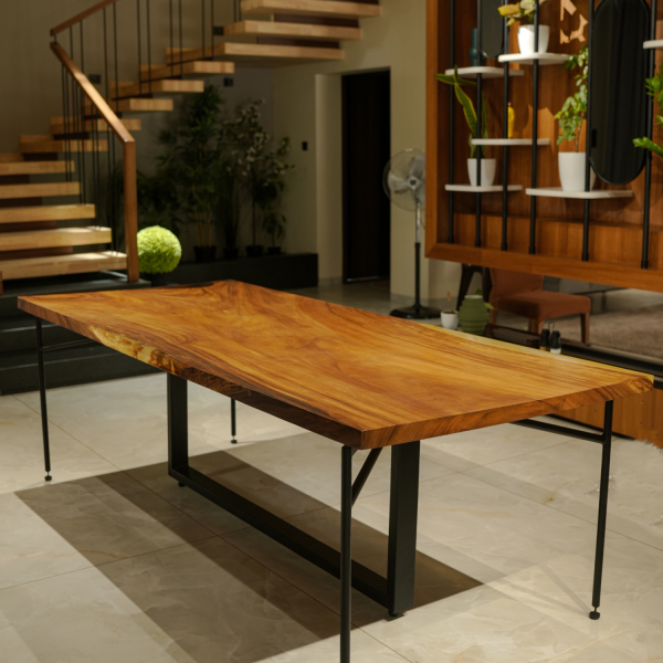 Live Edge Wooden Table