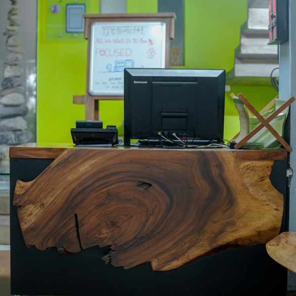 Wooden Reception Counter